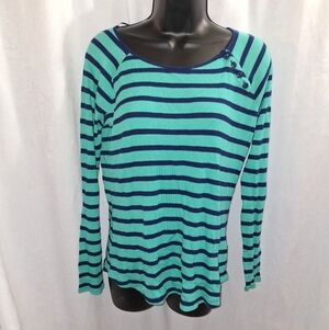 JC Penny striped shirt size large